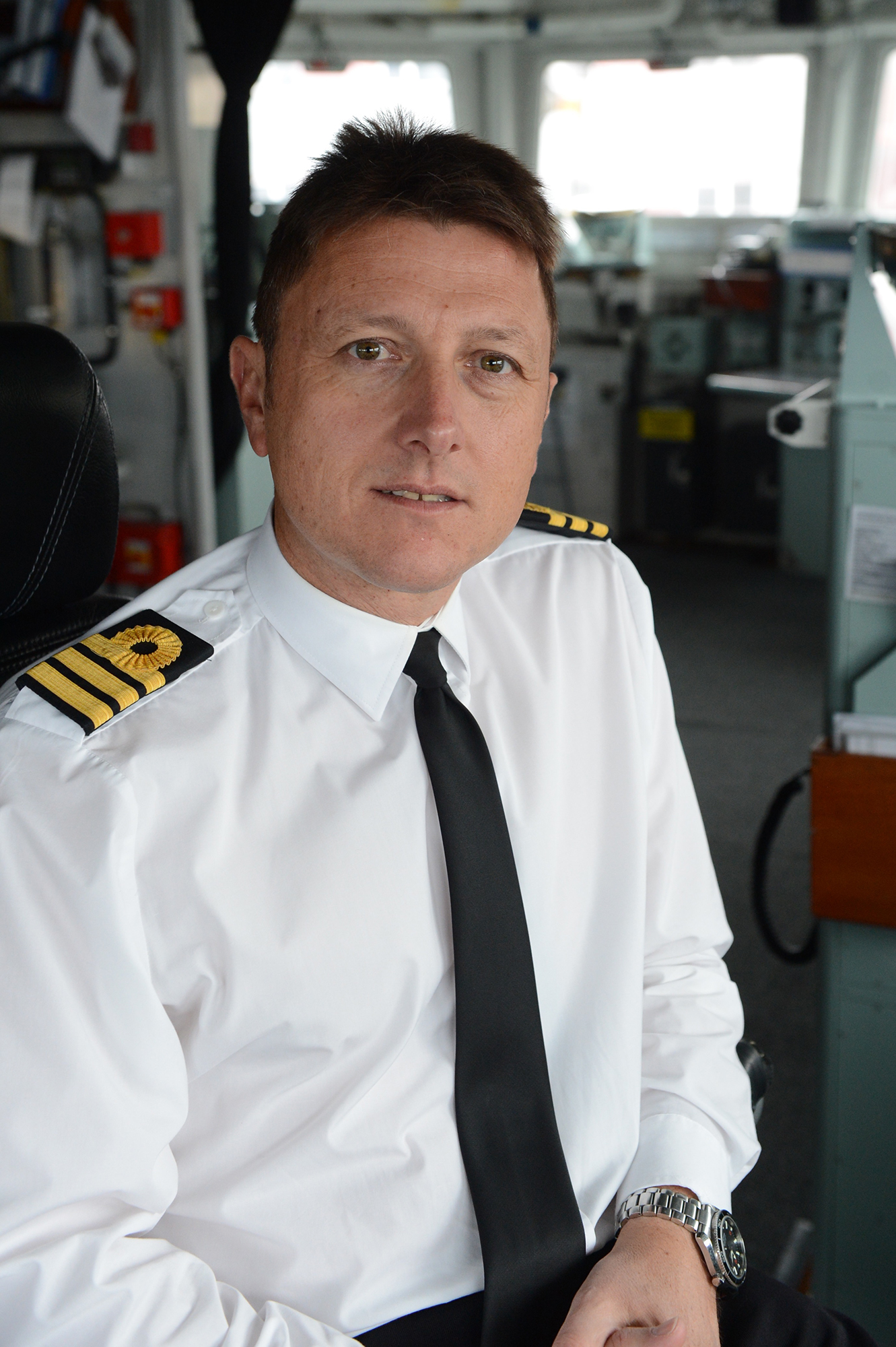 Commanding officer Antony Crabb: Photo: Dave Donaldson.