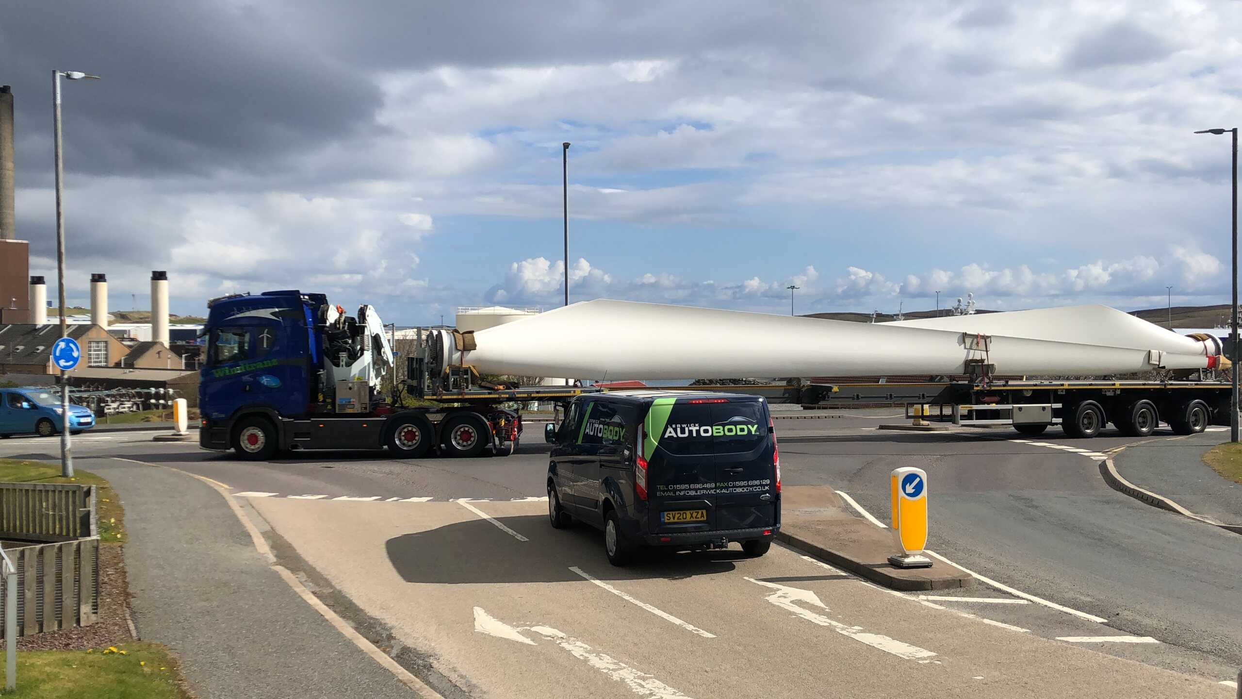 New turbine blades make an arrival - The Shetland Times