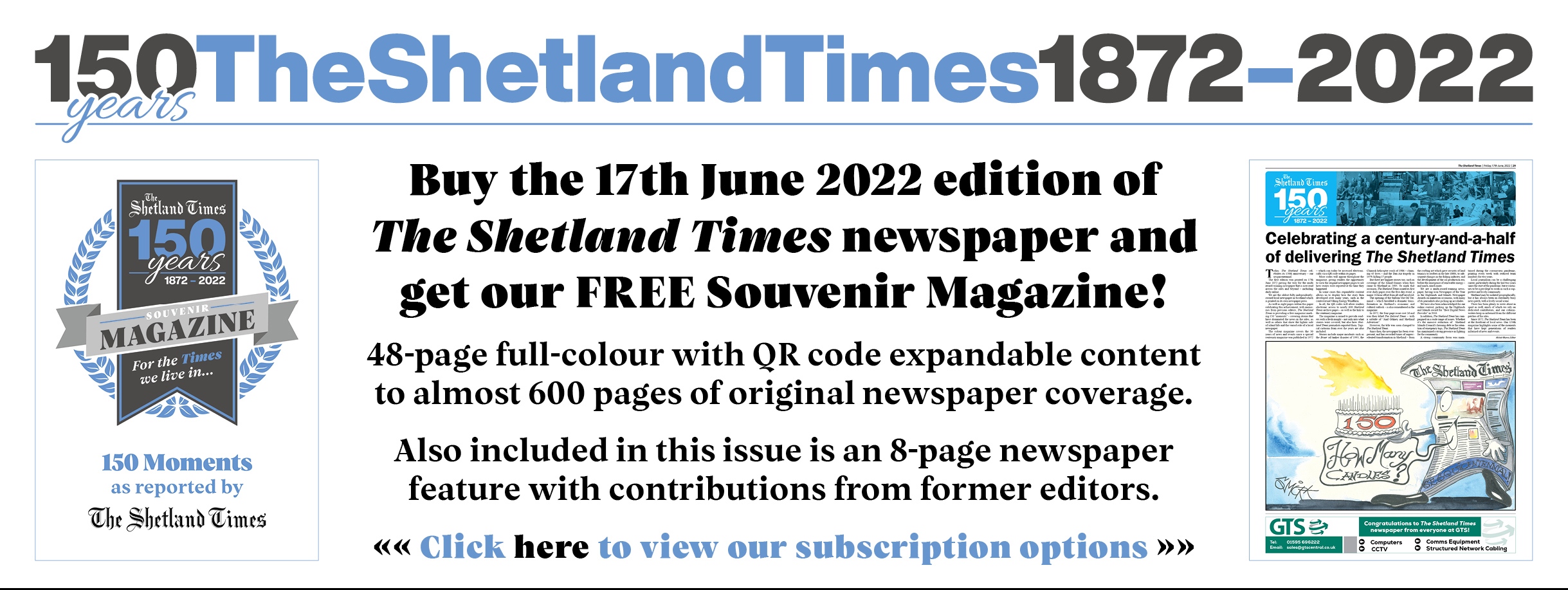 Shetland Times Insert - Special Offer