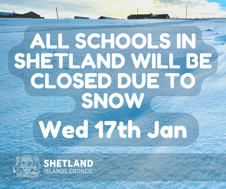 All schools to remain shut on Wednesday | The Shetland Times Ltd